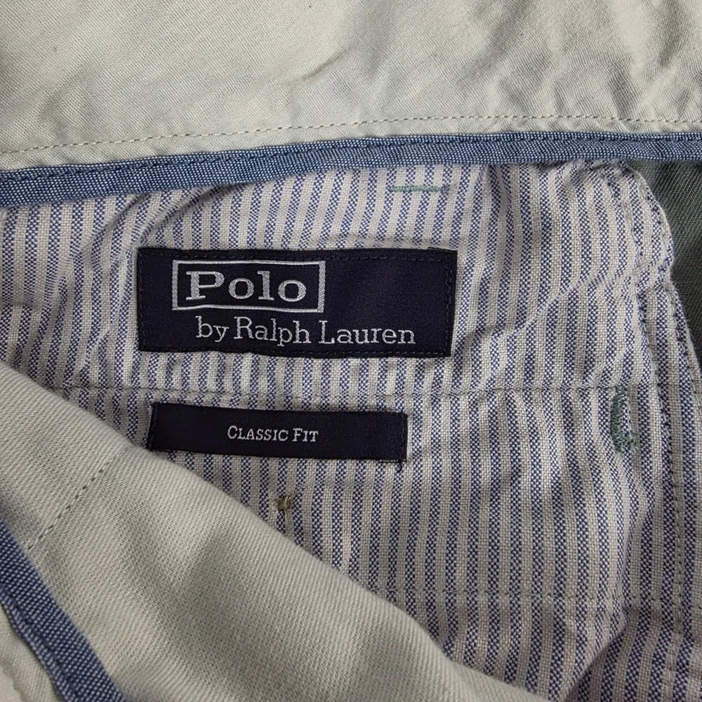 Polo Ralph Lauren Men 34/29‎ Classic Fit Chinos Pants Light Green